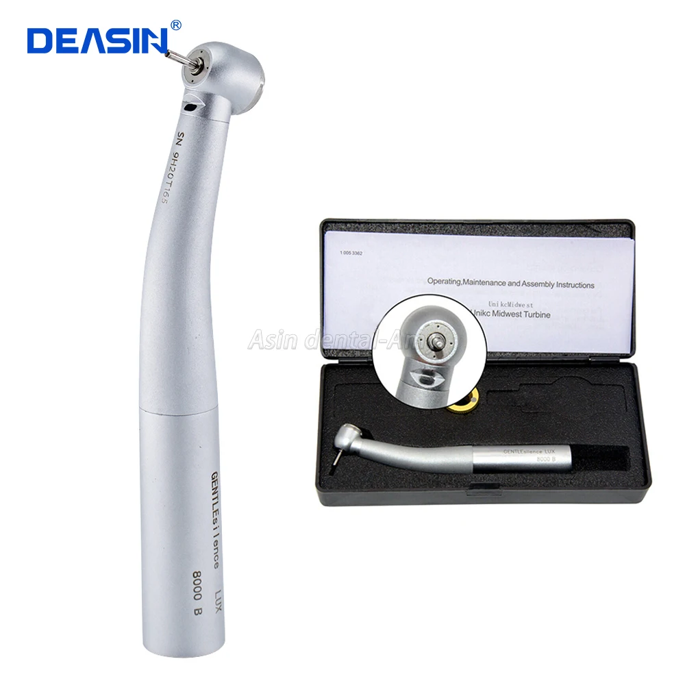 

Пневматическая турбина типа KAVO, стоматологическое волокно, высокоскоростной 8000B 25000 LUX, керамический подшипник, оптоволоконный спрей, стоматологические инструменты