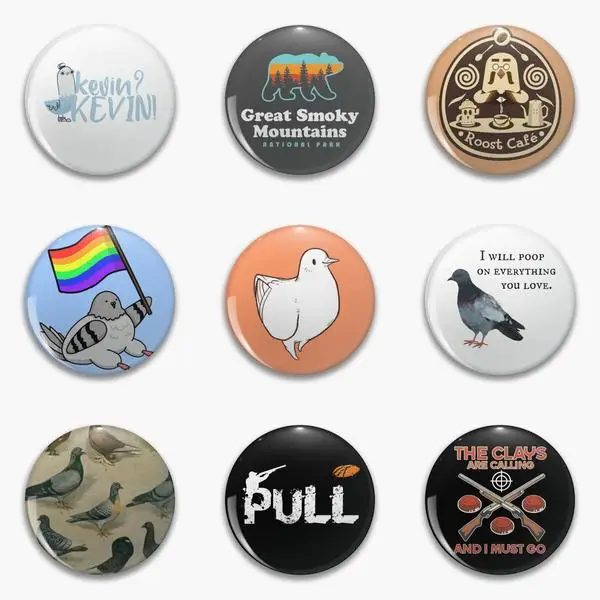 Значок голубей супер КОО птицы работают для буржузиайских голодных мягкая