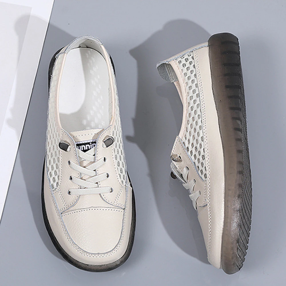 Sneakers for Women 2022 New Breathable Genuine Leather Tennis Female Shoes Luxury Designer Summer Trend White Casual Sports