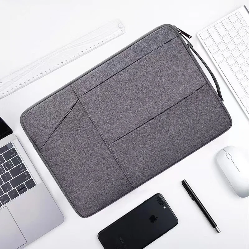 

New Waterproof Laptop Bag 13 14 15 inch Sleeve Portable Case For Macbook Air Pro 12 13.3 14.1 15.6 Inch Redmi Mac book M1 Laptop
