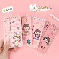 mini coil students notebook 2022 cute notepad hot selling english words kawaii stationery school supplies wholesale
