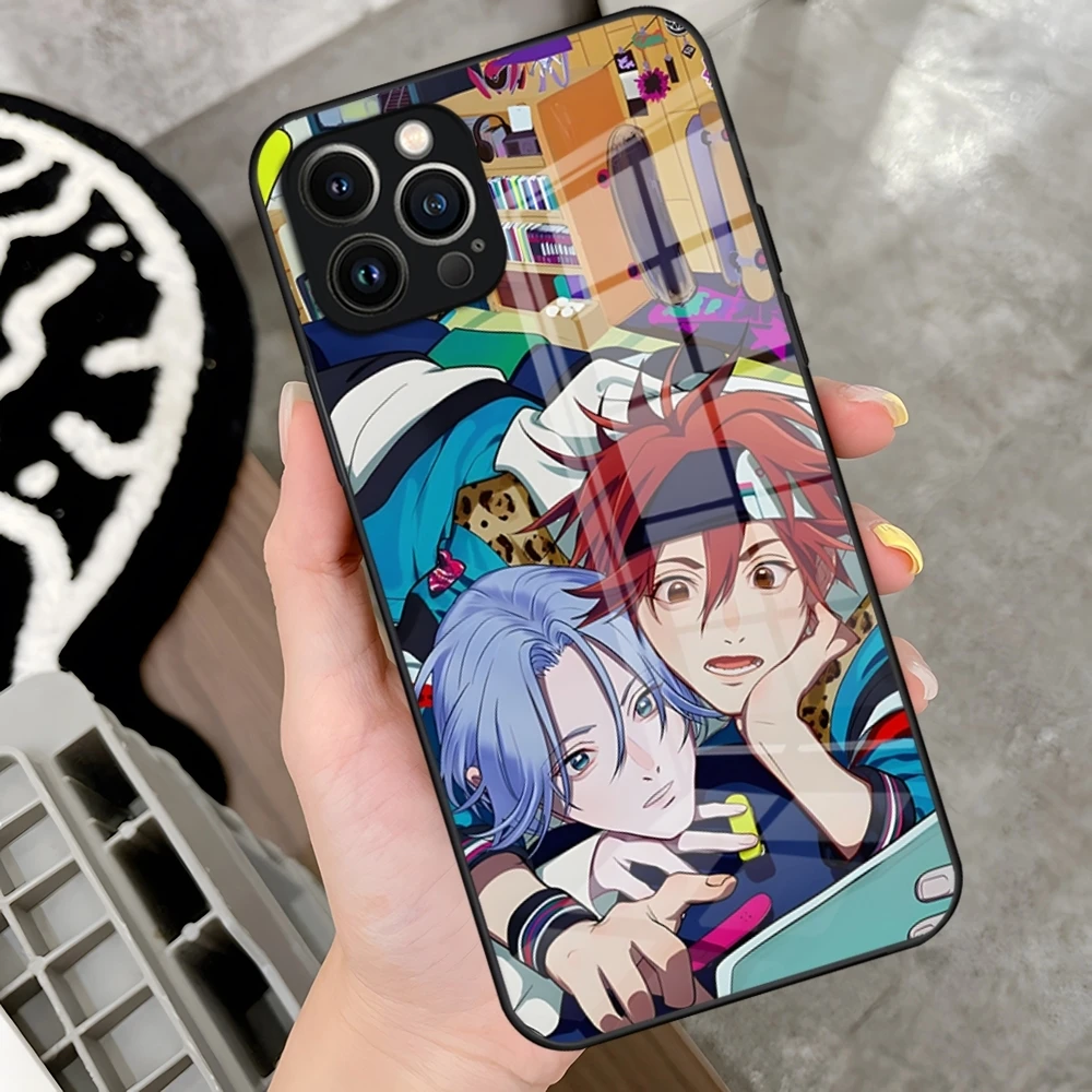 Чехол для телефона с аниме SK8 The Infinity IPhone 16 15 14 Pro 11 13 12 Mini XS XR Max 6 8 7 Plus SE стеклянный