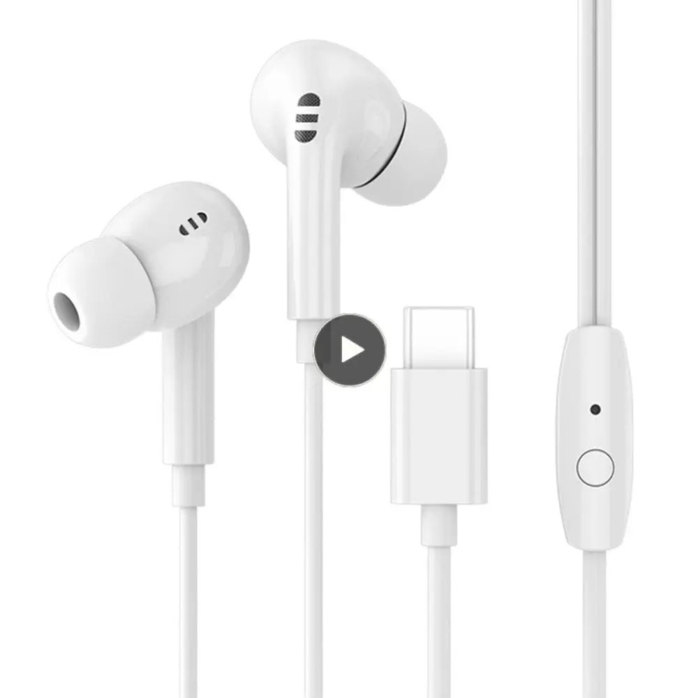 

Pure Copper Core Earphone No Sense Delay Anti Noise Earphones Stronger Bass Convenient Type C Earphones In Ear Sleep Earphones