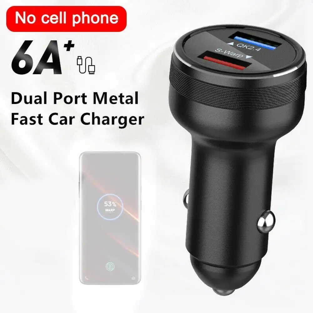 

Warp Car Charger Aluminum Alloy Super Fast Charging Handsfree Car Charger For OnePlus Nord/8/8 Pro 7t/7/7 Pro/6T/5T/5/3T Ch D0Q7