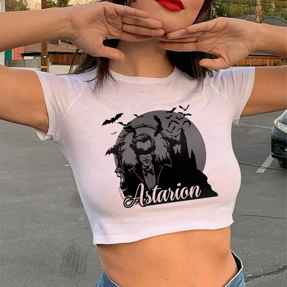 Женские футболки Astarion в стиле Харадзюку дизайнерская уличная одежда забавная