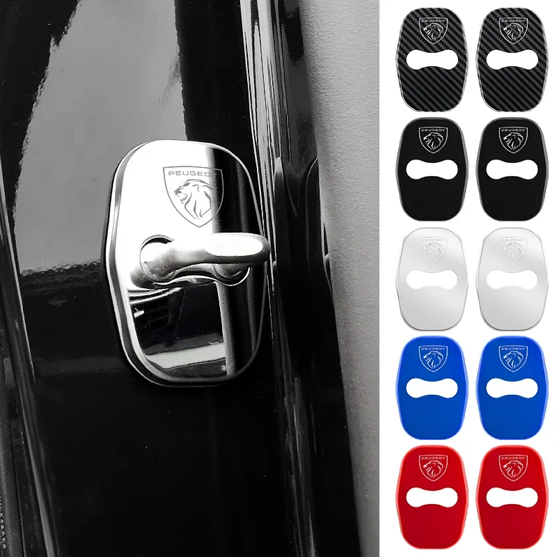 4 шт. модные автомобильные чехлы из нержавеющей стали защитный чехол для дверного