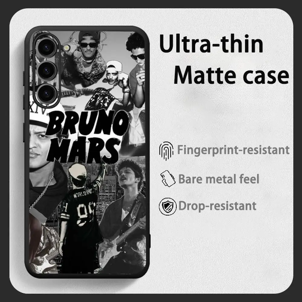 Фото Чехол для телефона с изображением Bru-no cool man для Samsung Galaxy S26 S25 S24 S23 S22 S21 Plus Ultra Note20, мягкий, черный №2
