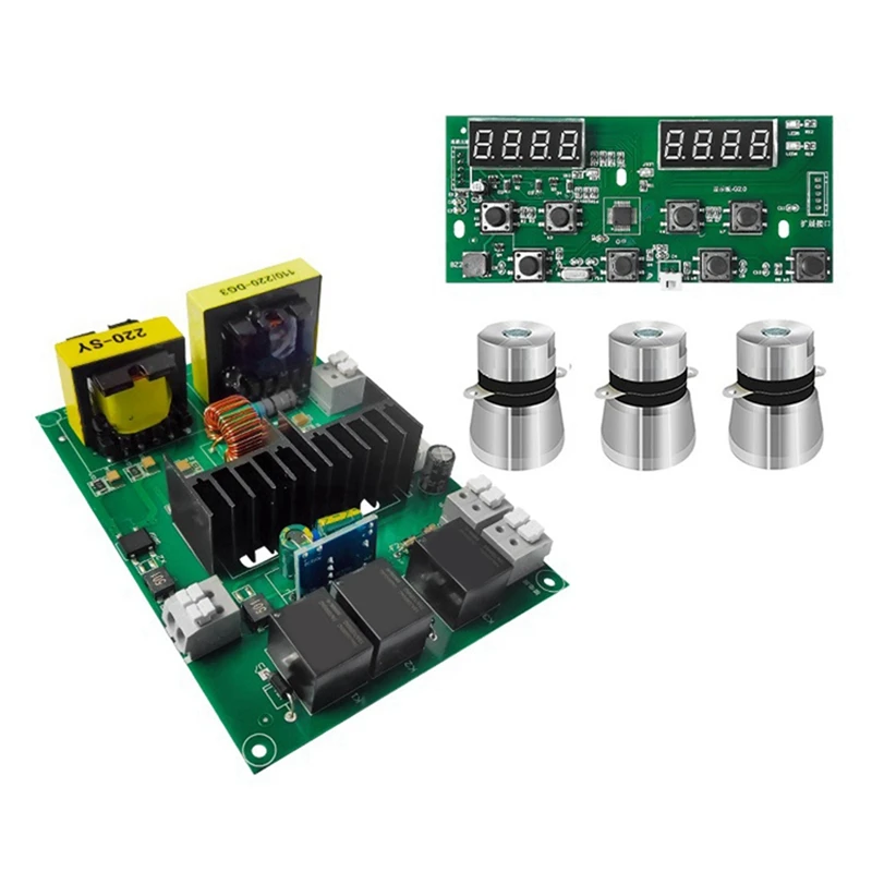 

220V 150W 40Khz Display Time Driver Ultrasonic Transducer For Industrial Car Washer Generator