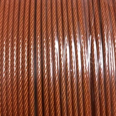 7x7/7x19 цветной кабель из оцинкованной стали с нейлоновым/ПВХ покрытием для