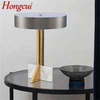 hongcui nordic table lamp contemporary creative led vintage desk light for home bedroom bedside living room decor