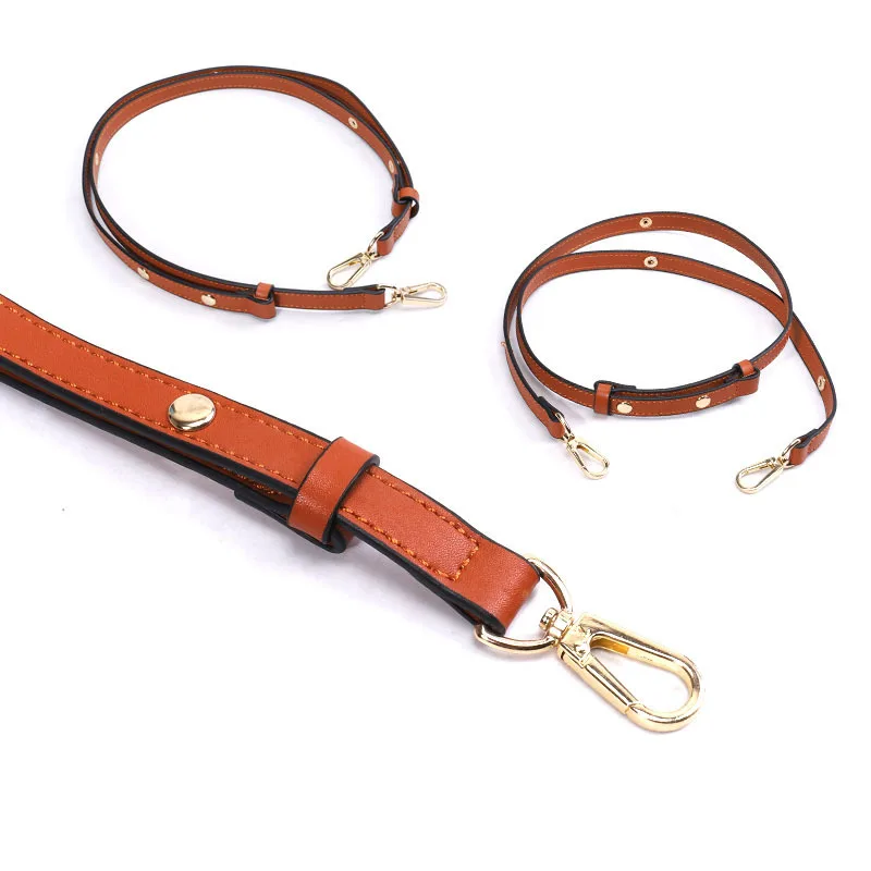 Adjustable Leather Bag Strap Adjustable Crossbody Shoulder Strap Drawstring Shrink Belt Buckle for Neonoe Bucket Bag Replacement