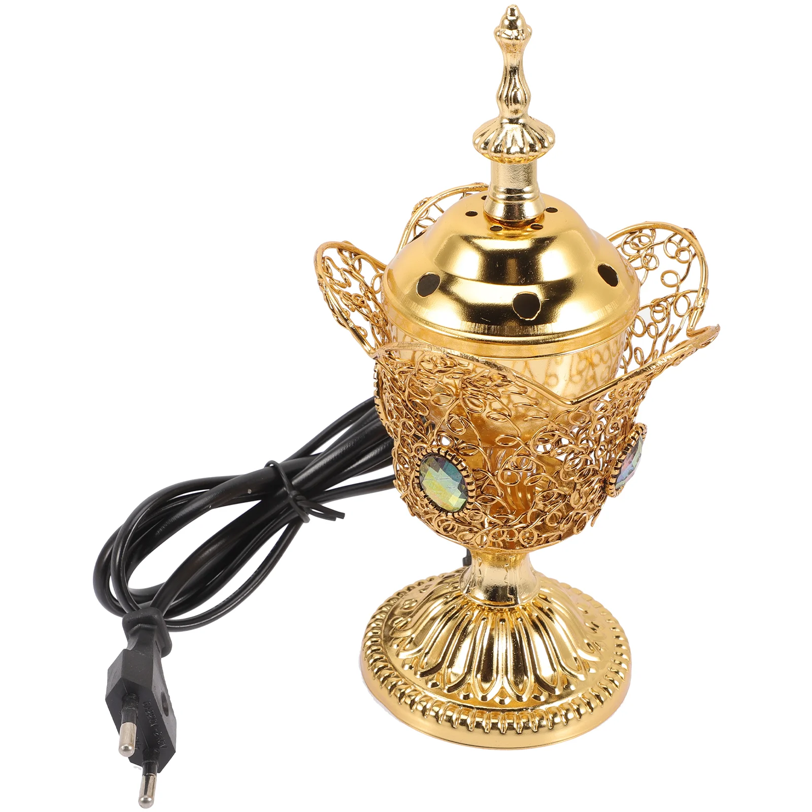 

Burner Decoration Electric Reusable Electronic House Decorations Home Arabic Holder Desk Censer Seat Burners