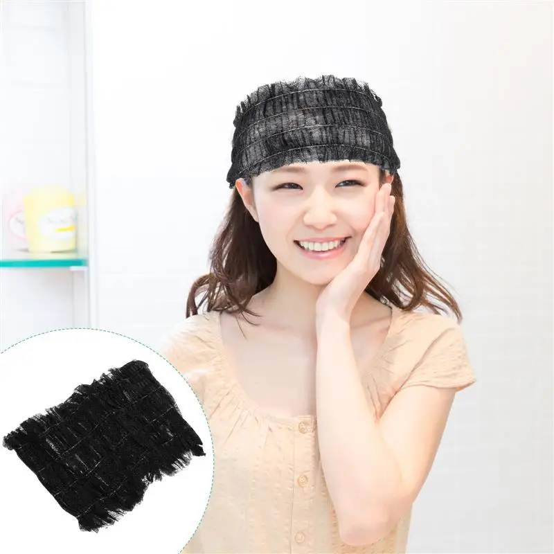 

Facial Headbands Spa Hair Makeup Bands Headband Elastic Disposable Head Wraps Face Bandwashing Wrap Skin Headwrap Care Hairwear