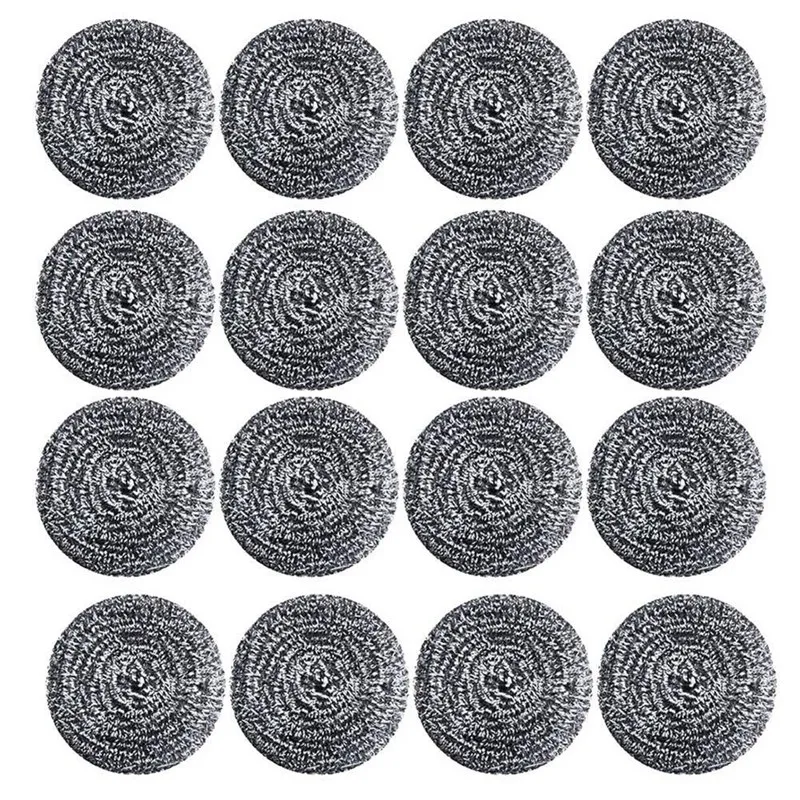 

48 PCS Stainless Steel Sponges Scrubbers, Utensil Scrubber Scouring Pads Ball For Removing Rust Dirty Cookware Cleaner