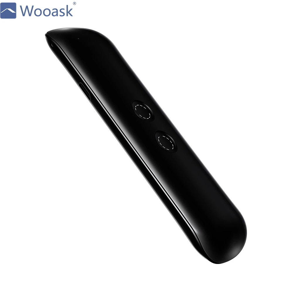 

Умное переводное устройство Wooask G5, черное, 144 языков, 98% точность, два направления, искусственный интеллект, голосовой перевод для путешествий, бизнеса, обучения