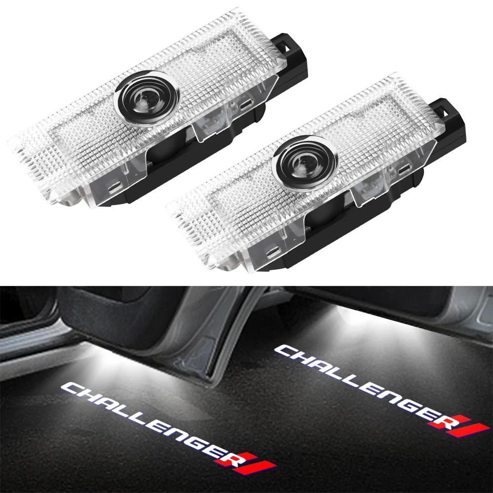 

2008-2019 Challenger Shadow для Dodge Door Light, 2 шт., Challenger Welcome Light, ковер Ghost Shadow Light для Dodge Challenger