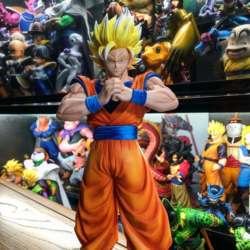 30 см аниме Dragon Ball Son Goku фигурка Super Saiyan 2 экшн-фигурка статуя из ПВХ коллекция