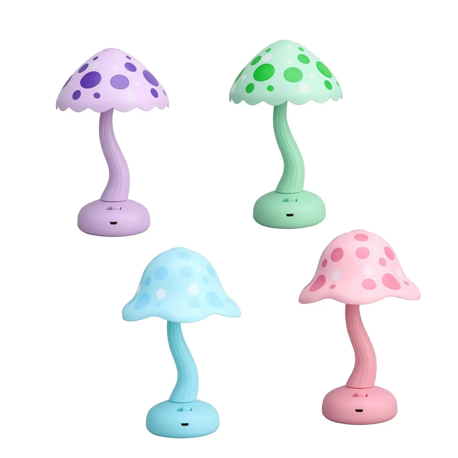 

Mushroom Table Lamp Dimmable Lighting Reusable Cute for Restaurant Bedside