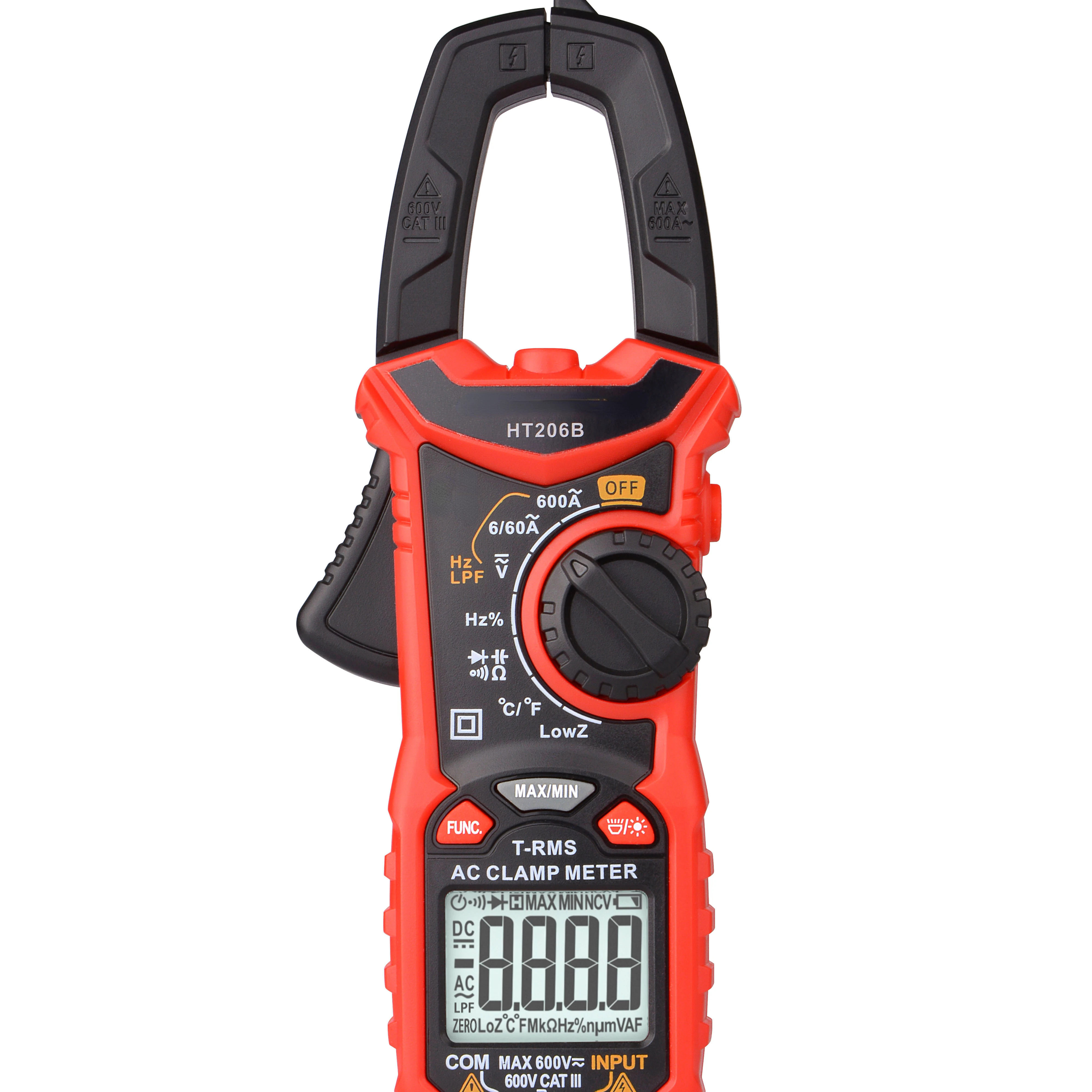 

Заводская поставка, HT206B 6000 отсчетов, цифровой измеритель температуры переменного тока