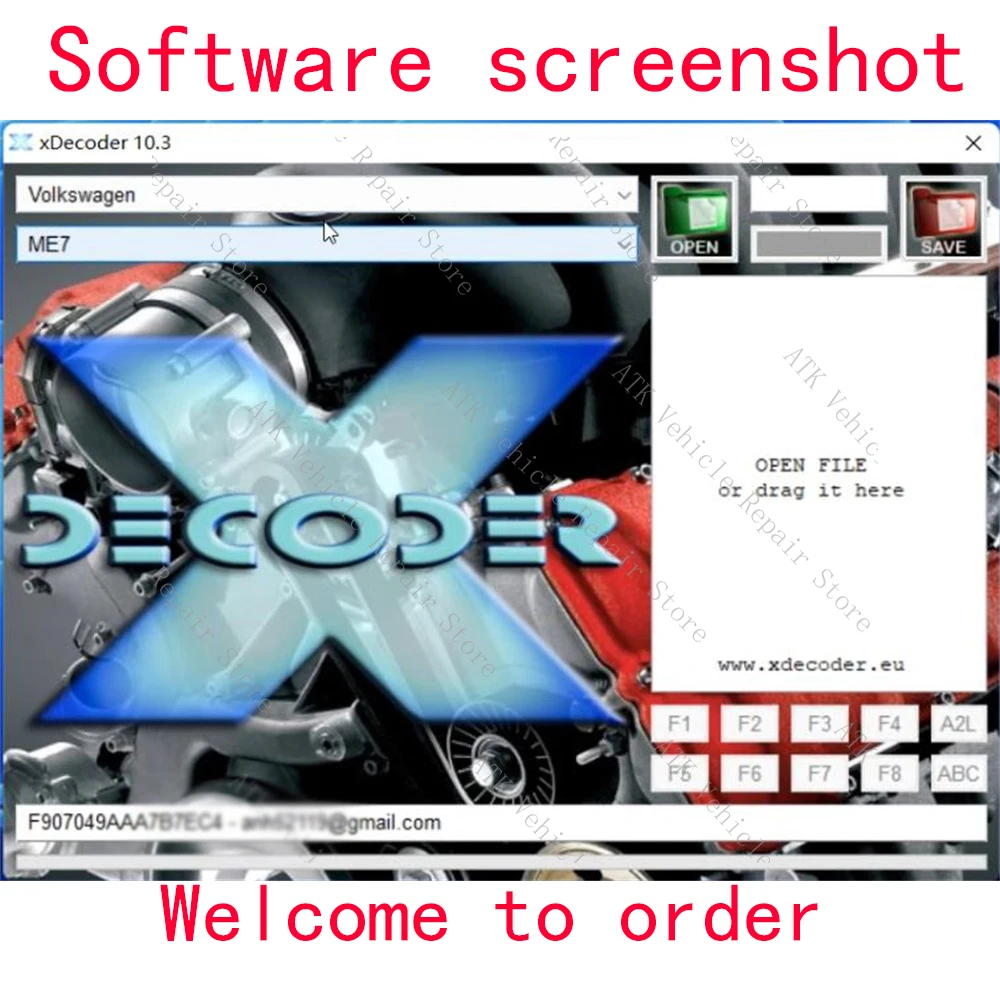 Xdecoder 10 3 с Keygen BOSCH EDC15 EDC16 EDC17 ME7 MED17 DELP DCM3.4 DCM3.5 MD1CS001