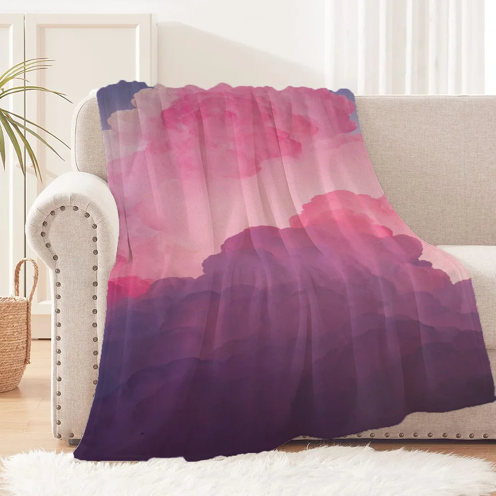 Плюшевое Одеяло Для Пикника Cloud-Like Мягкое Из Микрофибры 150 См X 200 Кровати Дивана