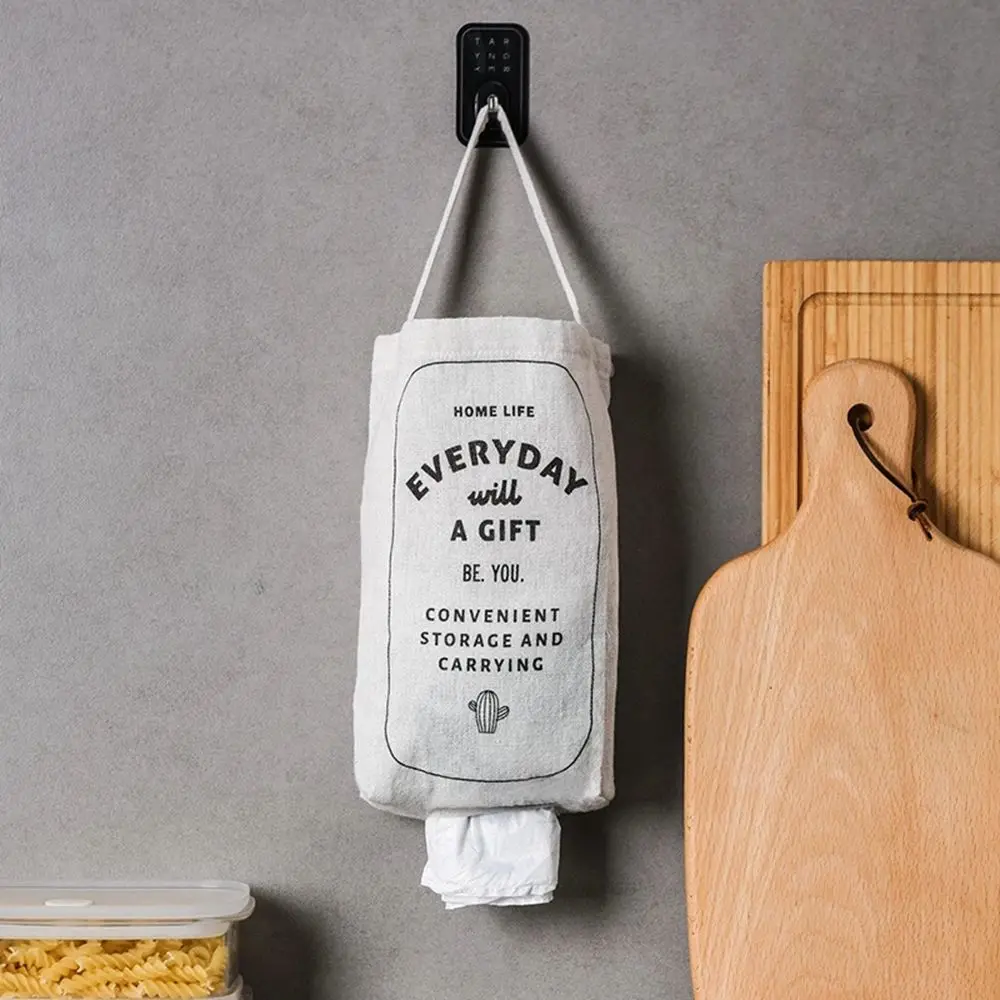 

Hanging Kitchen Dispenser Grocery Holder Sundries Organizer Garbage Bag Organization Garbage Holder Trash Storage Bag
