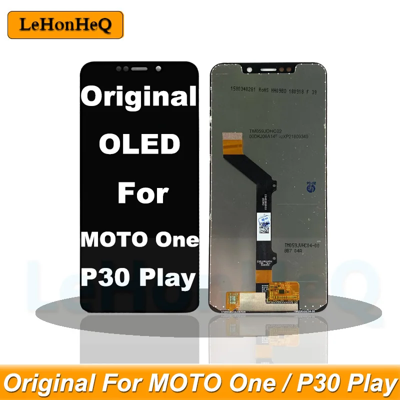 OLED/оригинальный ЖК-дисплей для Motorola Moto One P30 Play дисплей в сборе XT1941-1 XT1941-3 с