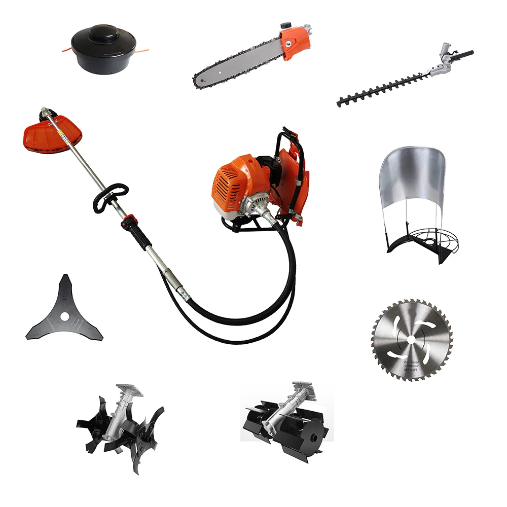 Функциональный садовый инструмент formulti 52 куб.см бензиновый триммер для травы