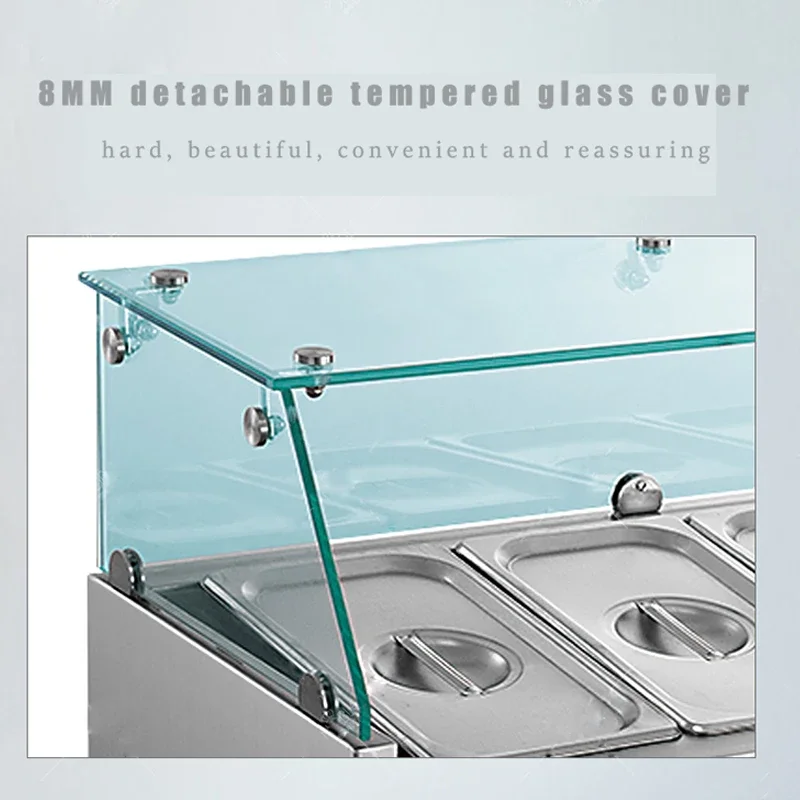 220 В настольный шкаф для салата коммерческий стол разбрасывания пиццы