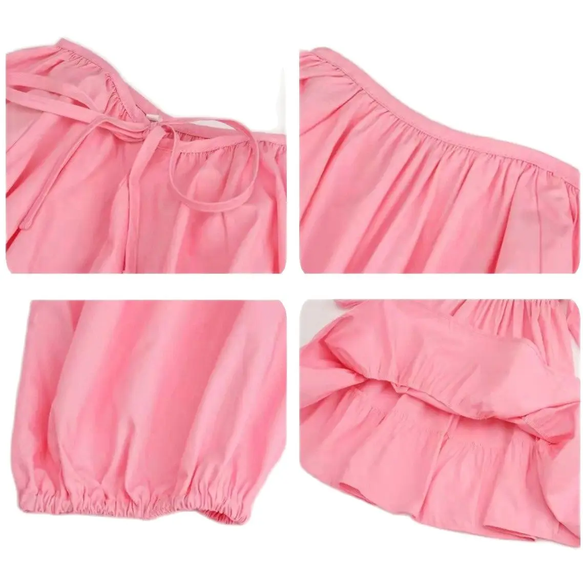 Детское хлопковое платье с пышными рукавами на возраст 12-16 лет |