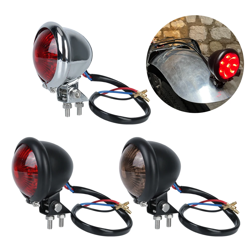 

Единый светильник Аксессуары для мотоциклов Мотоцикл задний тормоз лампа 12V для измельчитель для Подставка-поплавок для Go хвост светильник...