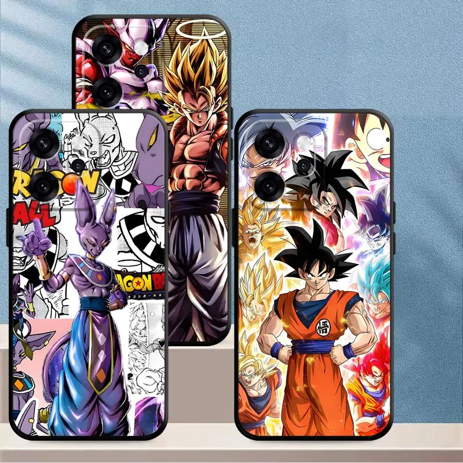 Фото Чехол для телефона Oppo A78 A98 A74 A83 A96 A76 Reno 14 4F 5 6 7 8 10 11 F11 F29 A84 A93 DD-ragonS B-allS Goku №3