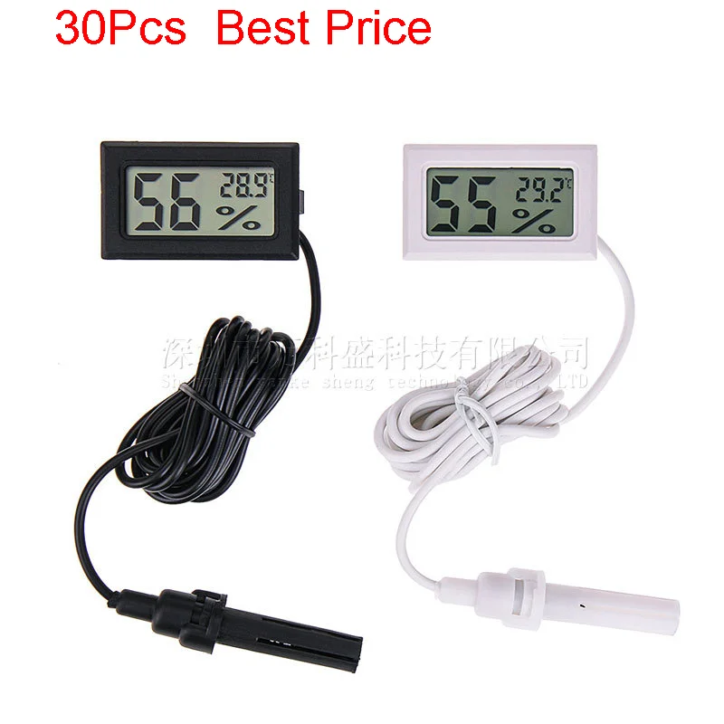 

30Pcs/lot FY-12 Mini Digital Thermometer Hygrometer LCD Display Temperature Humidity Measure Tester Environment Monitor