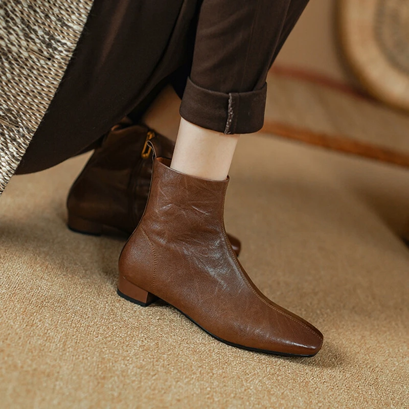 Ботинки женские кожаные Gnueine