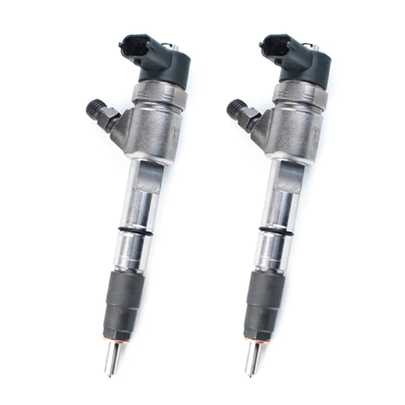 

2Pcs Fuel Injector Common Rail Injector for 4DA1 0445110718 0445110466