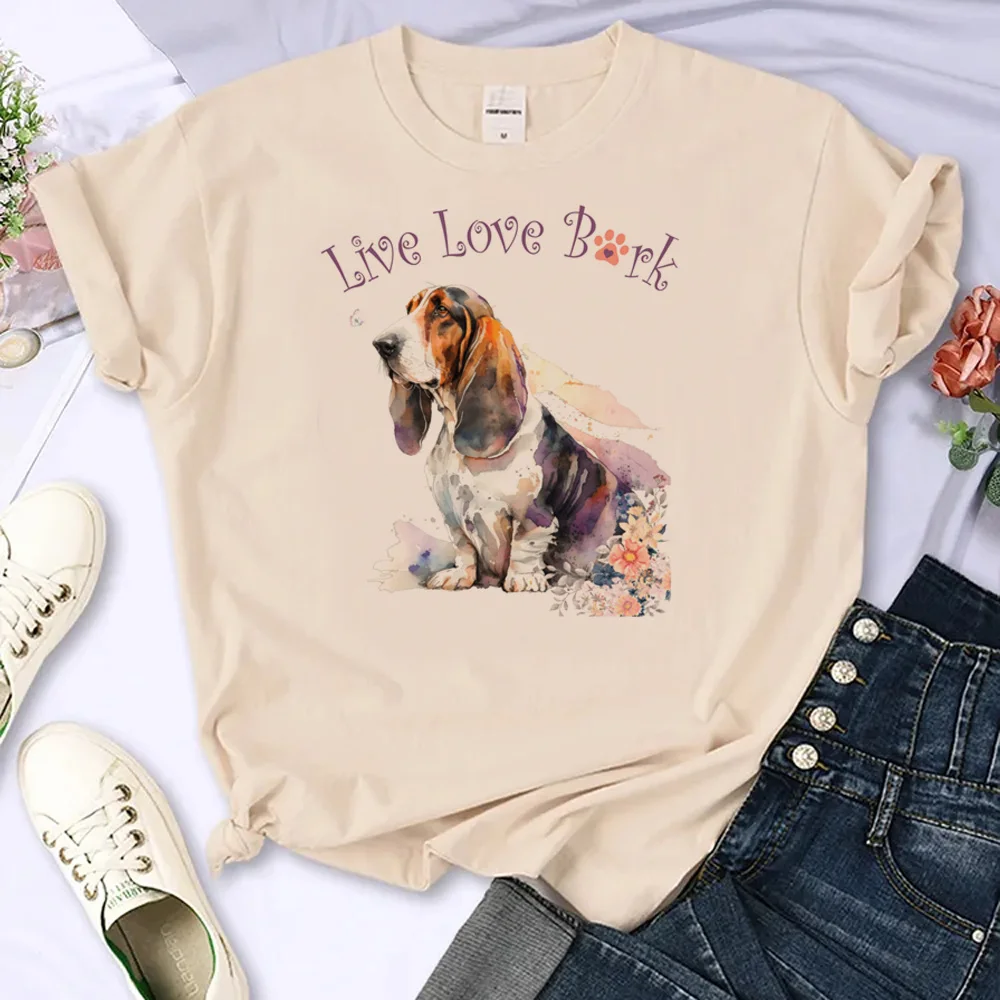 

Pug t shirt women summer Y2K Japanese tshirt girl funny clothing