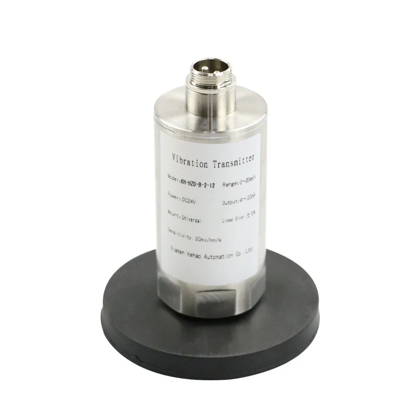 

20mv 30mv 50mv 4-20mA DC24V 0-20mm/s kh-hzd vibration transmitter acceleration sensor