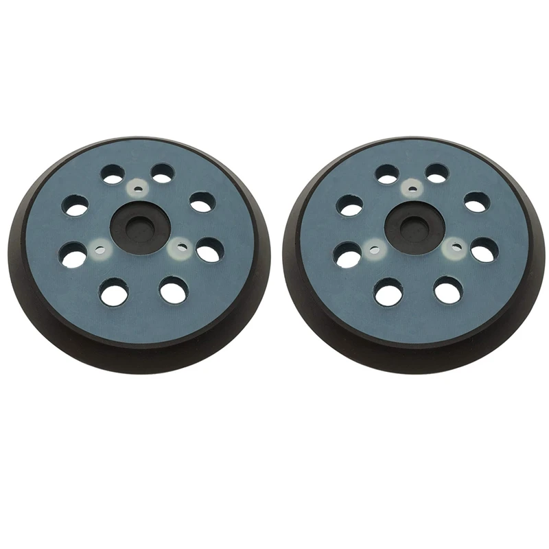 

JEYL 2X 5 Inch 8 Hole Sander Hook And Loop Replacement Sanding Pad For Makita BO5010,BO5030/K,BO5031K,BO5041K,XOB01Z Sander