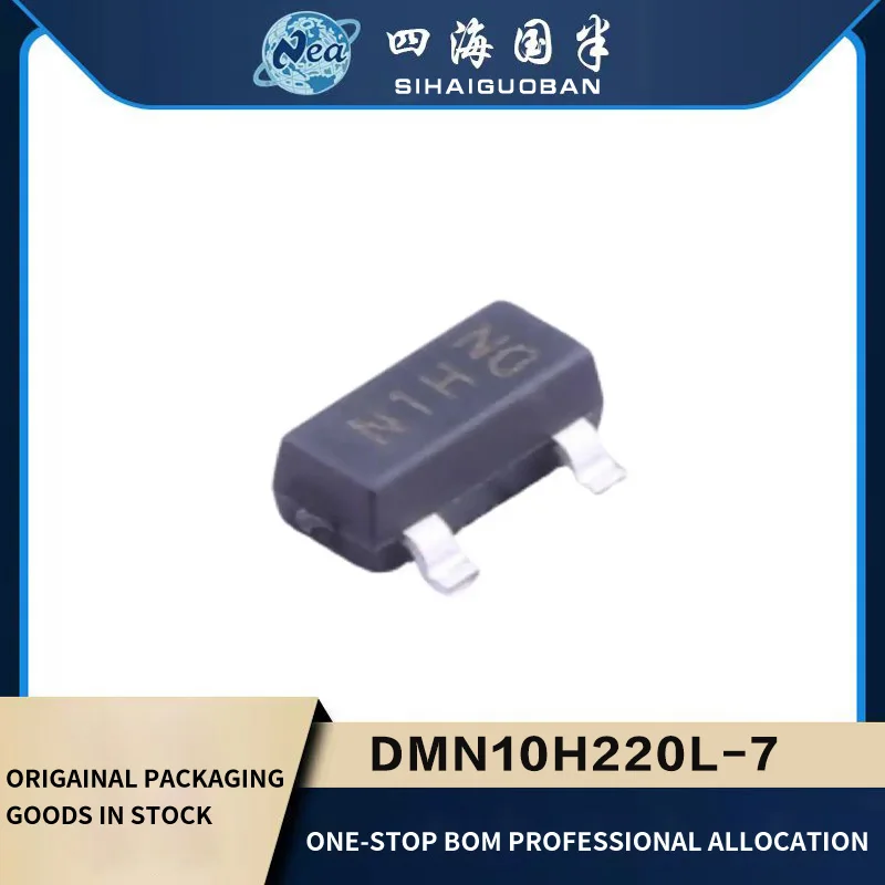 

10PCS Electronic ComponentsDMN10H220L-7 N1H SOT23 MOSFET N-CH 100V 1.4A SOT23