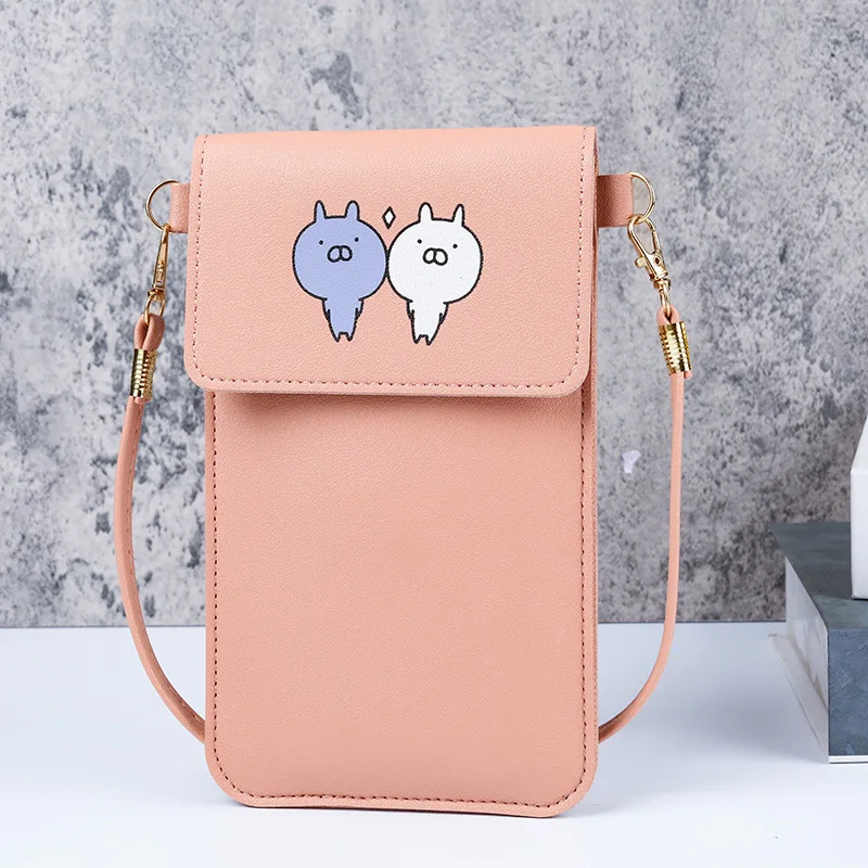 

Factory Wholesale New Touch Screen Phone Bag Female Online Influencer Ultra-Thin Student Version Mobile Phone Bag Multi-Function