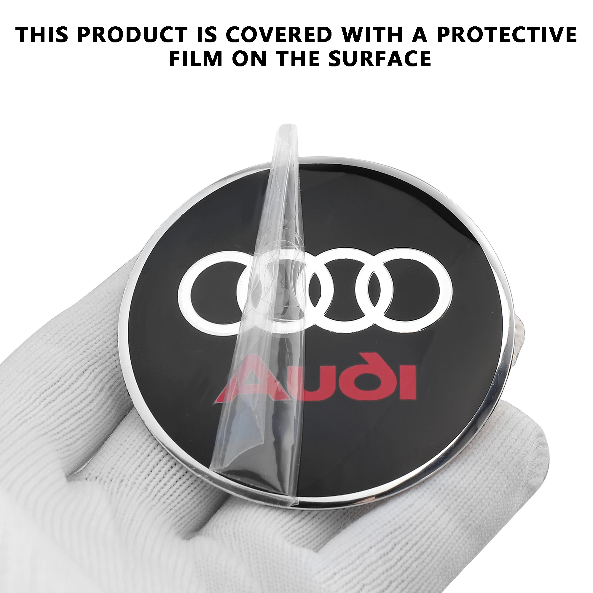 4 шт. 56 мм 60 65 наклейки на центра колеса автомобиля колпаки ступиц для Audi A4 B5 B6 B7 B8 B9