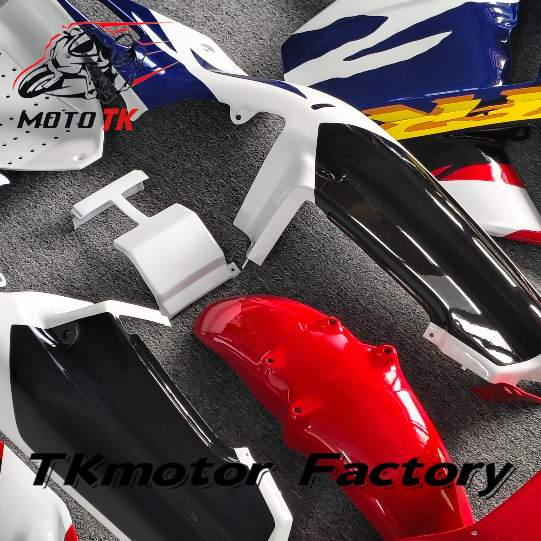 Фото Оранжево-черный обвес для HONDA VFR400R NC24 VFR400RR 87 88 VFR 400 R RR VFR400R 400R 1987 1988 №5