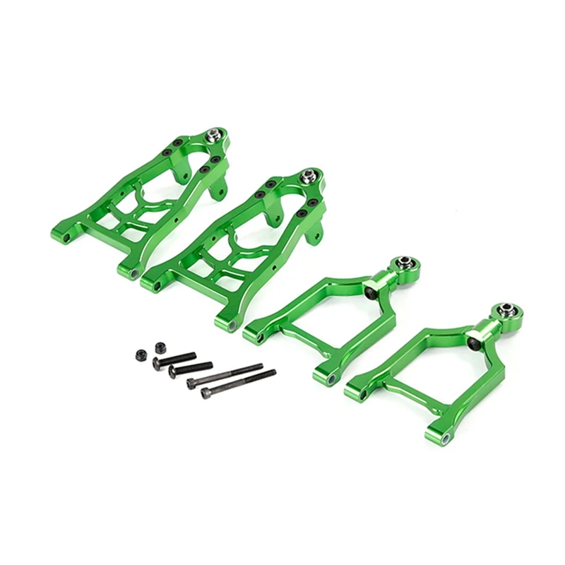 

Alloy CNC Front Suspension Arm Kit Fit For 1/5 HPI ROFUN BAHA ROVAN KM BAJA 5B 5T 5SC Rc Car Toys Games Parts