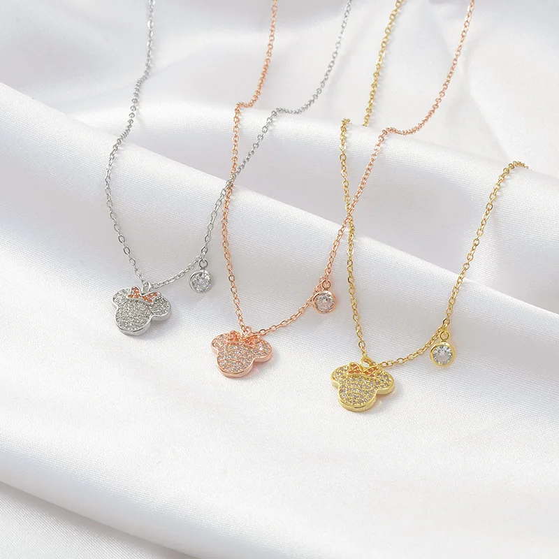 

Ожерелье женское из титановой стали с подвеской «Медведь»