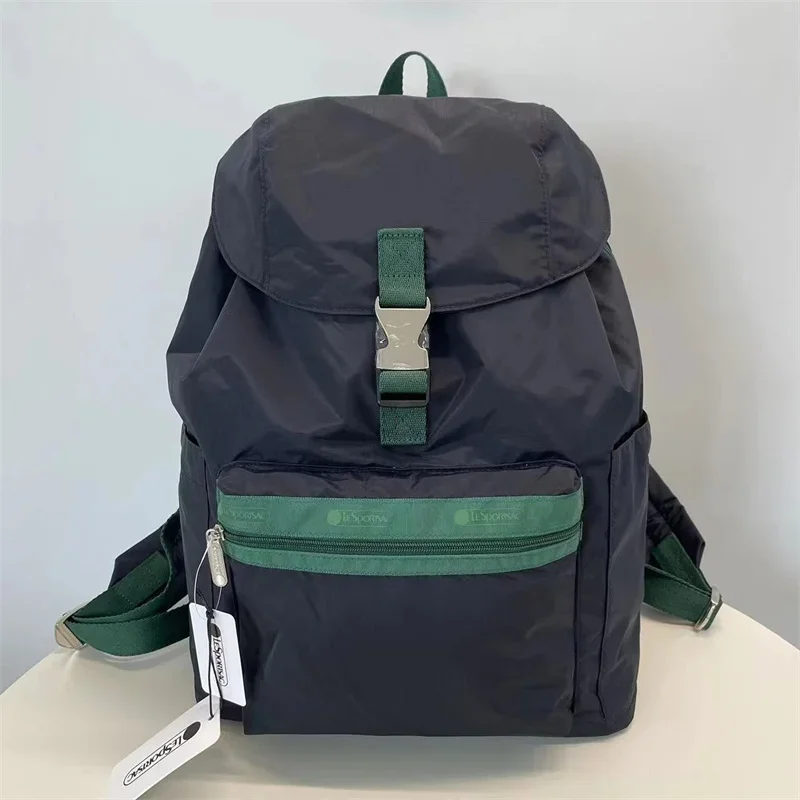 Lesportsacs Girl однотонный дорожный рюкзак большой вместимости легкий студенческий 1343