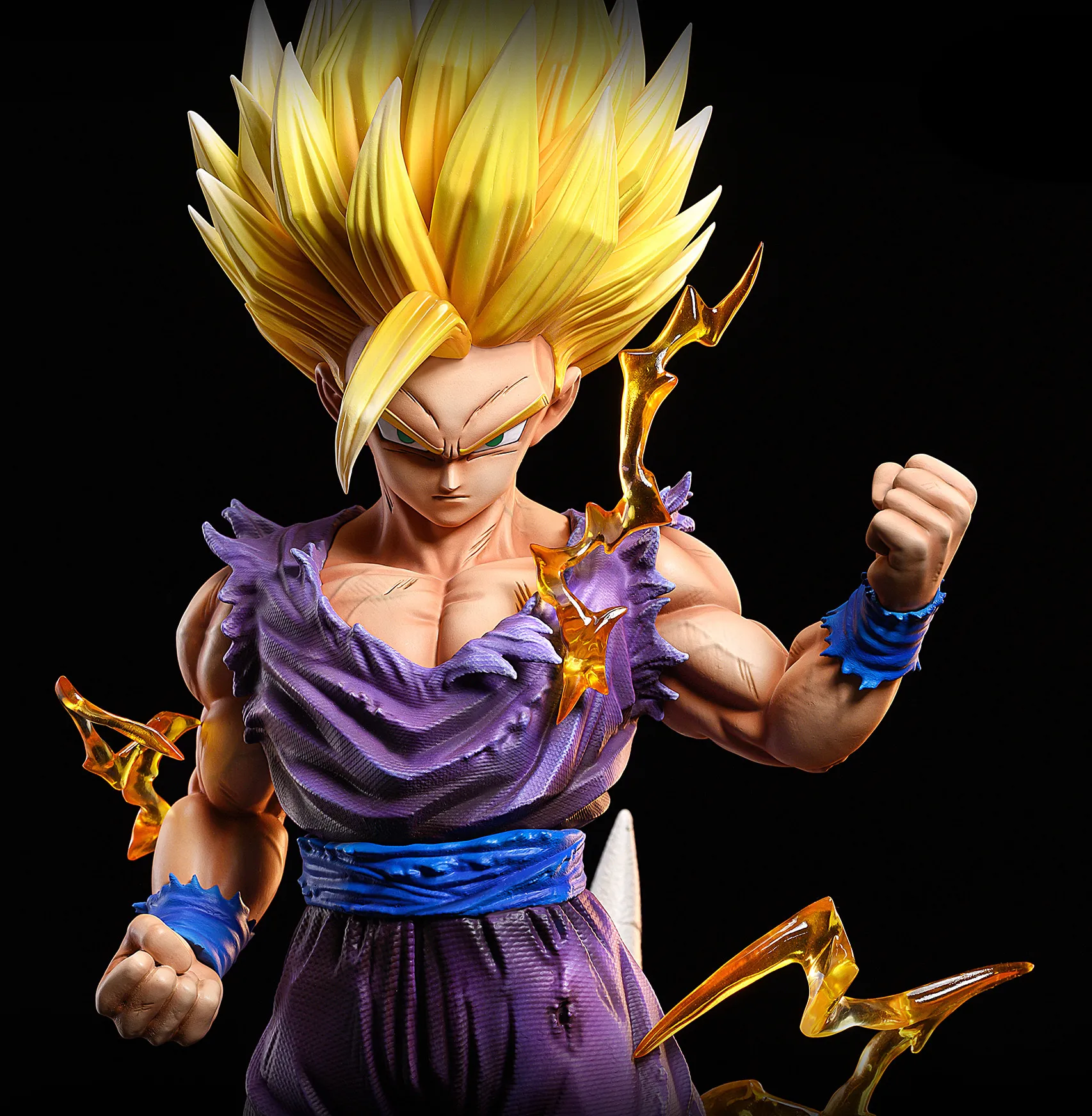 

1/6 Dragon Ball Super Saiyan 2 Son Gohan Statue Static Doll Desktop Decoration Collectible Model In Stock Cartoon Toys Periphery