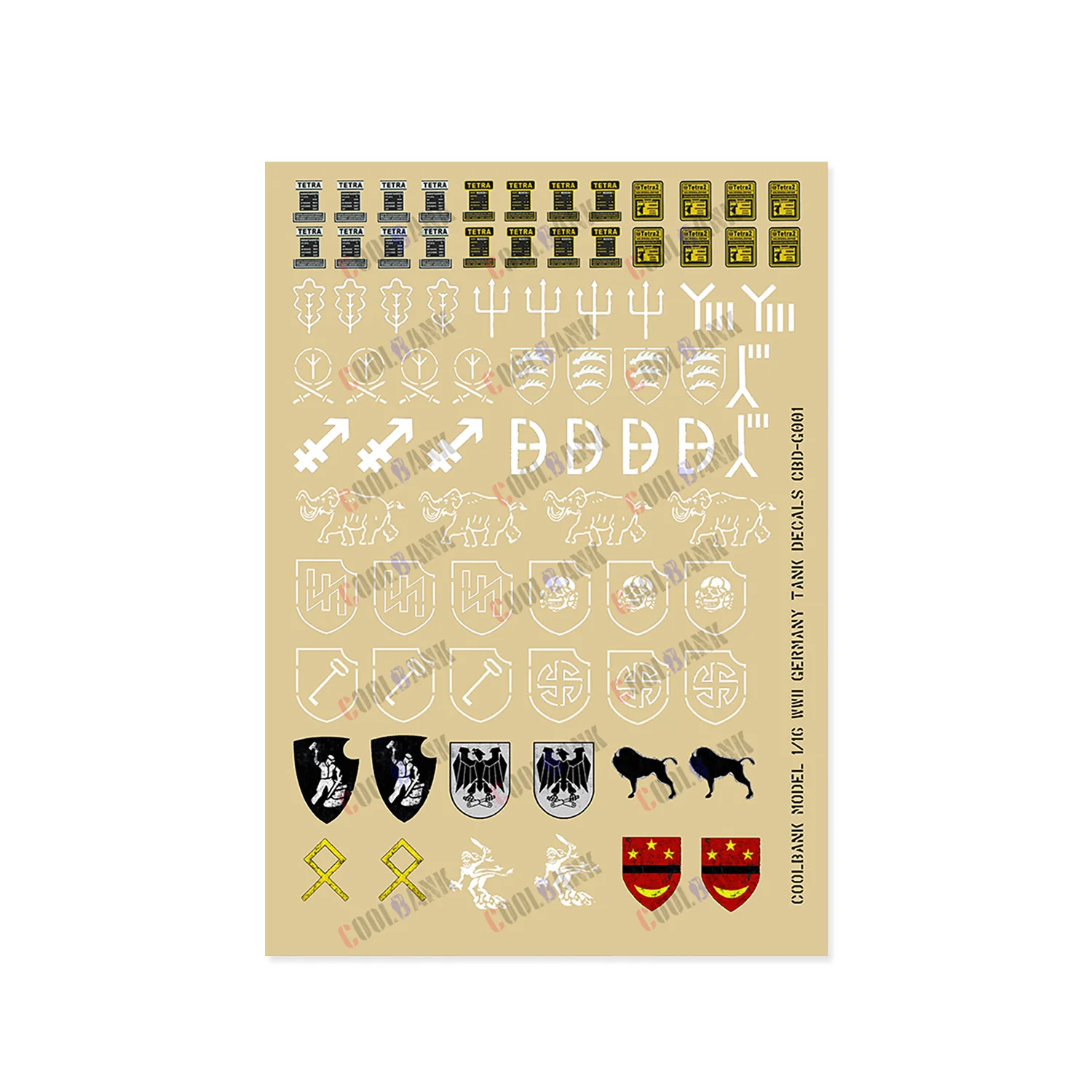 

Наклейка для 1:16 Henglong Remote Control Tank German Tiger I 3818 3819 Panther V 3848 3849 3858 3859 3868 3869 3879 3888 3888A