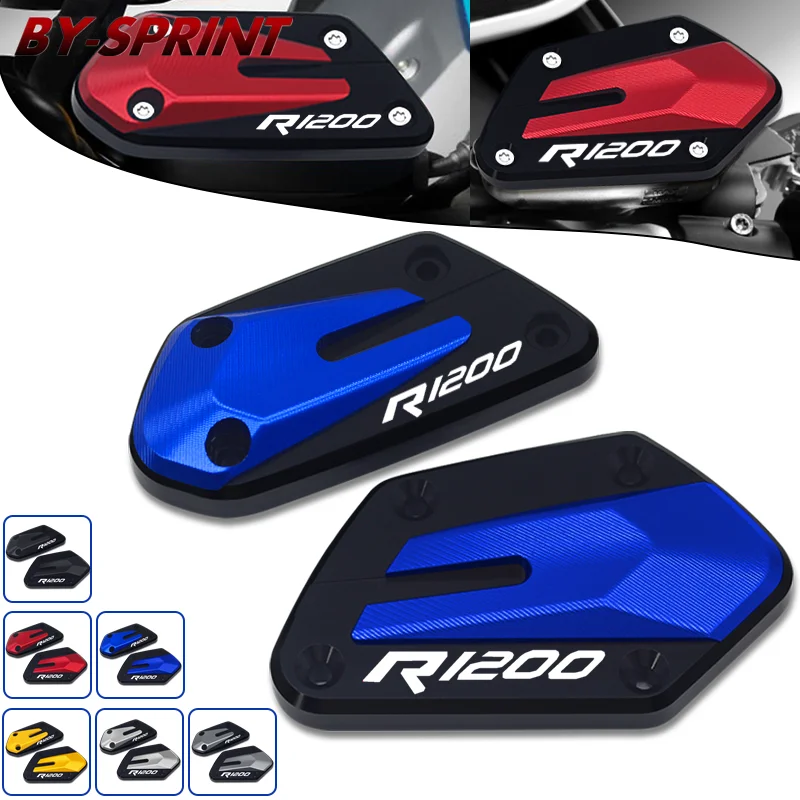 

For BMW R1200GS LC Adv R1200R R1200RS R1200RT Motorcycle Front Brake Clutch Fluid Reservoir Protection Cover & With LOGO R1200