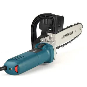 1000 Вт 11000 обмин 6 скоростей Регулируемая электрическая угловая шлифовальная машина 100 + M10 цепная пила деревообрабатывающая режущая цепная пила кронштейн меняющая шлифовальная машина