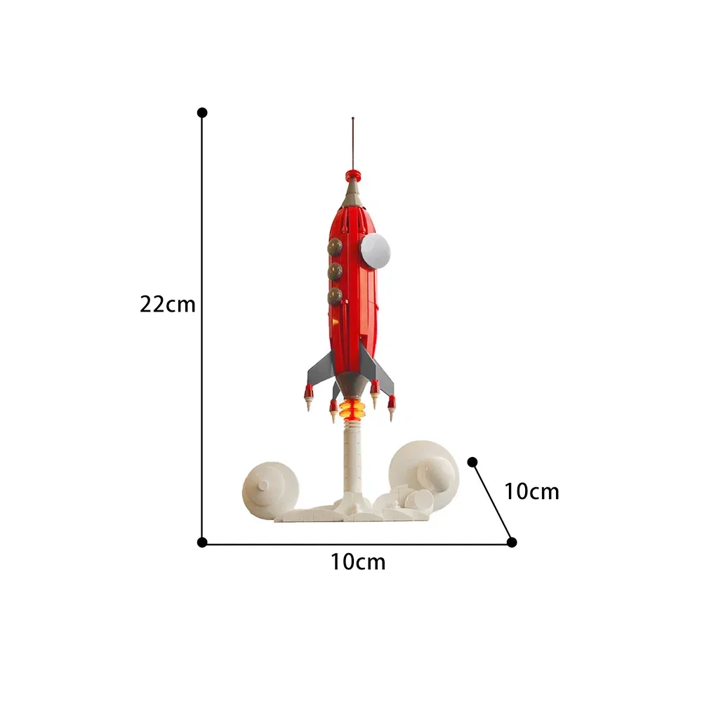 Мини-Избранное космический ракетный корабль запуск строительные блоки модель